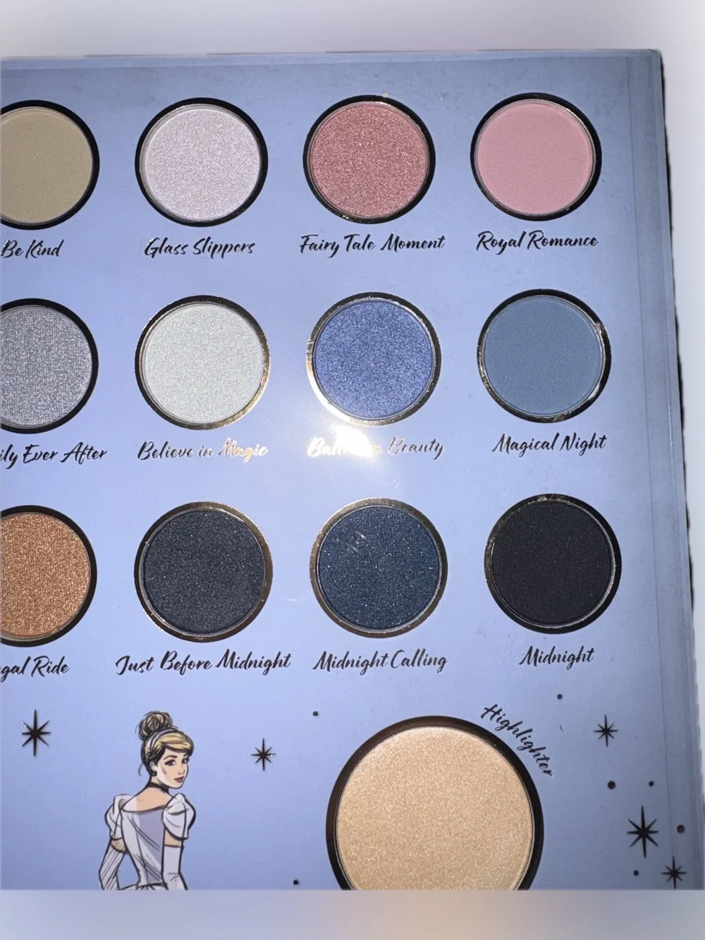 Taste Beauty x Disney Cinderella Eyeshadow and Face Palette collectible design